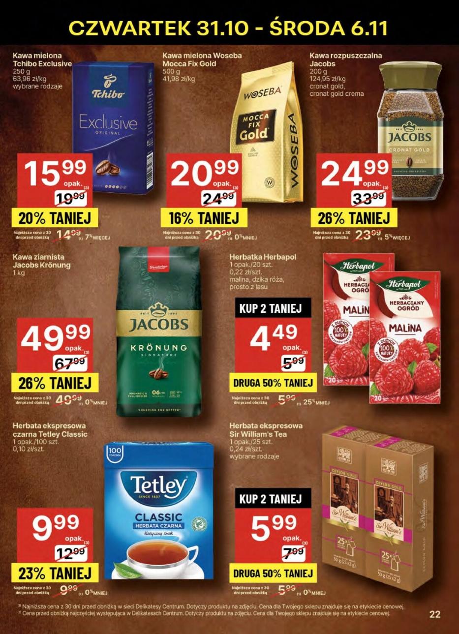 Gazetka promocyjna Delikatesy Centrum str. 22