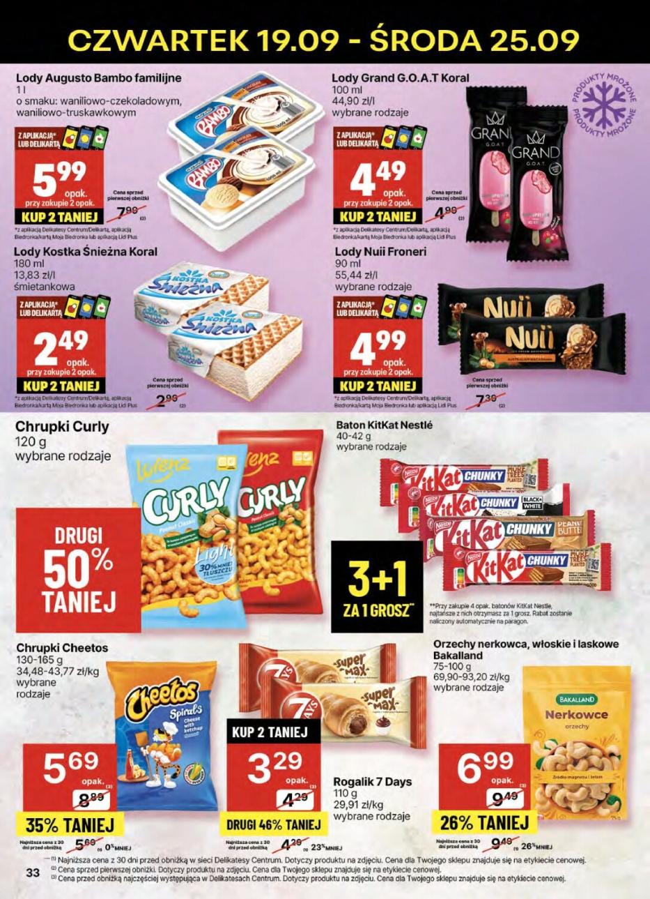 Gazetka promocyjna Delikatesy Centrum str. 33