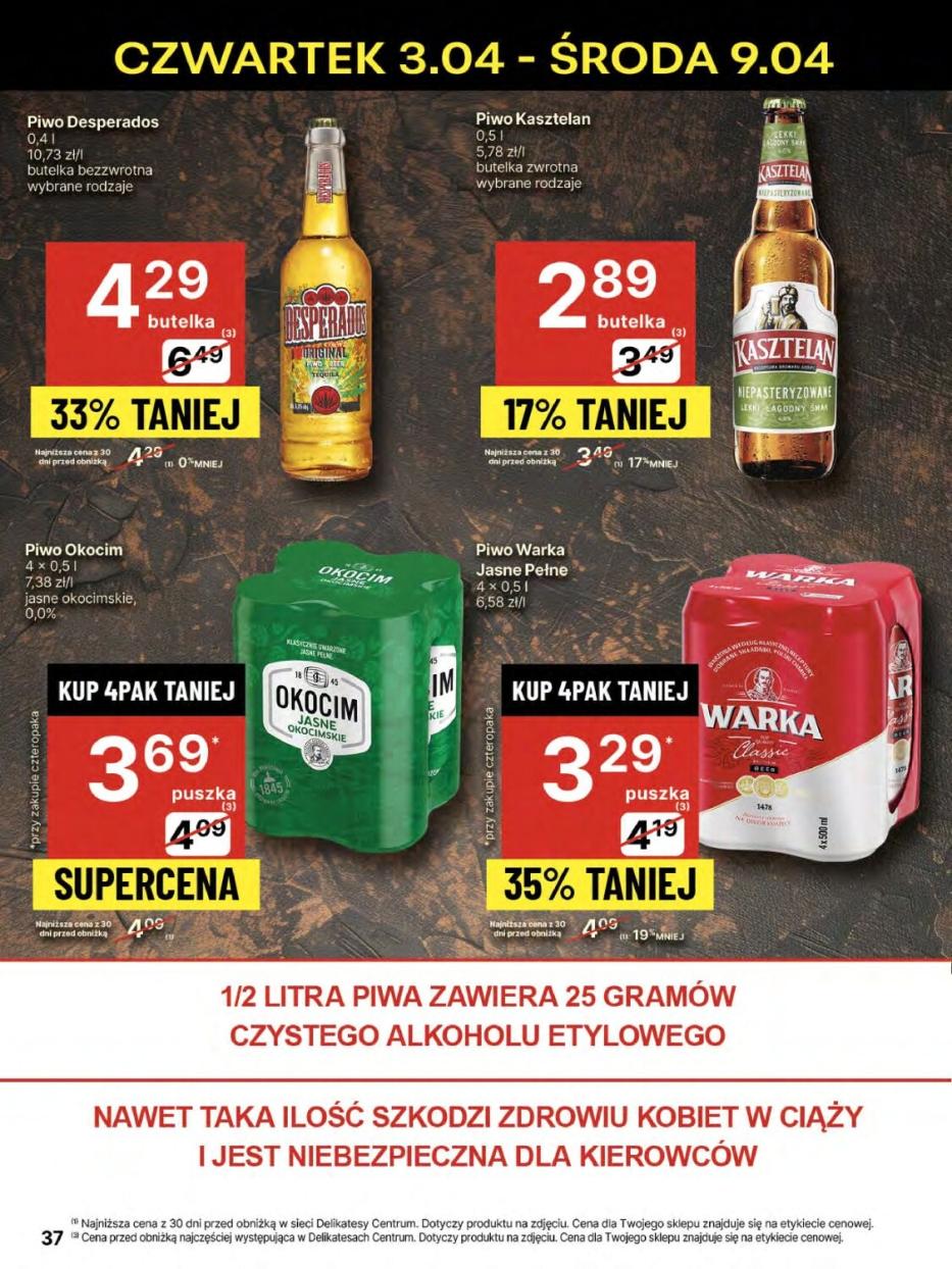 Gazetka promocyjna Delikatesy Centrum str. 37