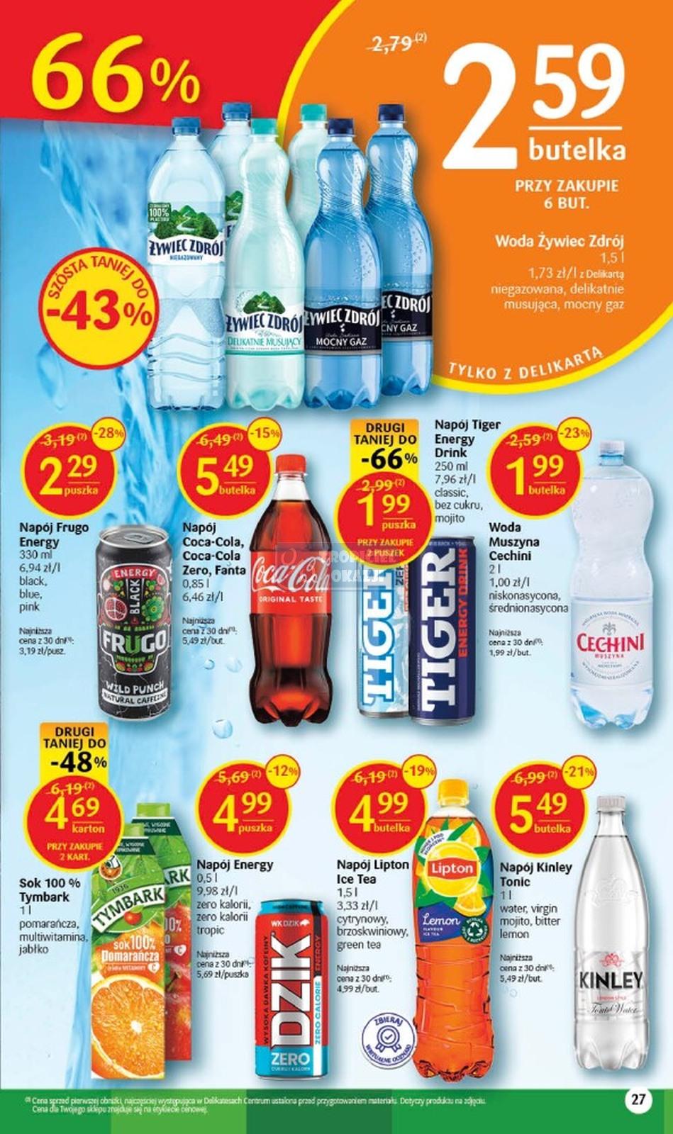 Gazetka promocyjna Delikatesy Centrum str. 27