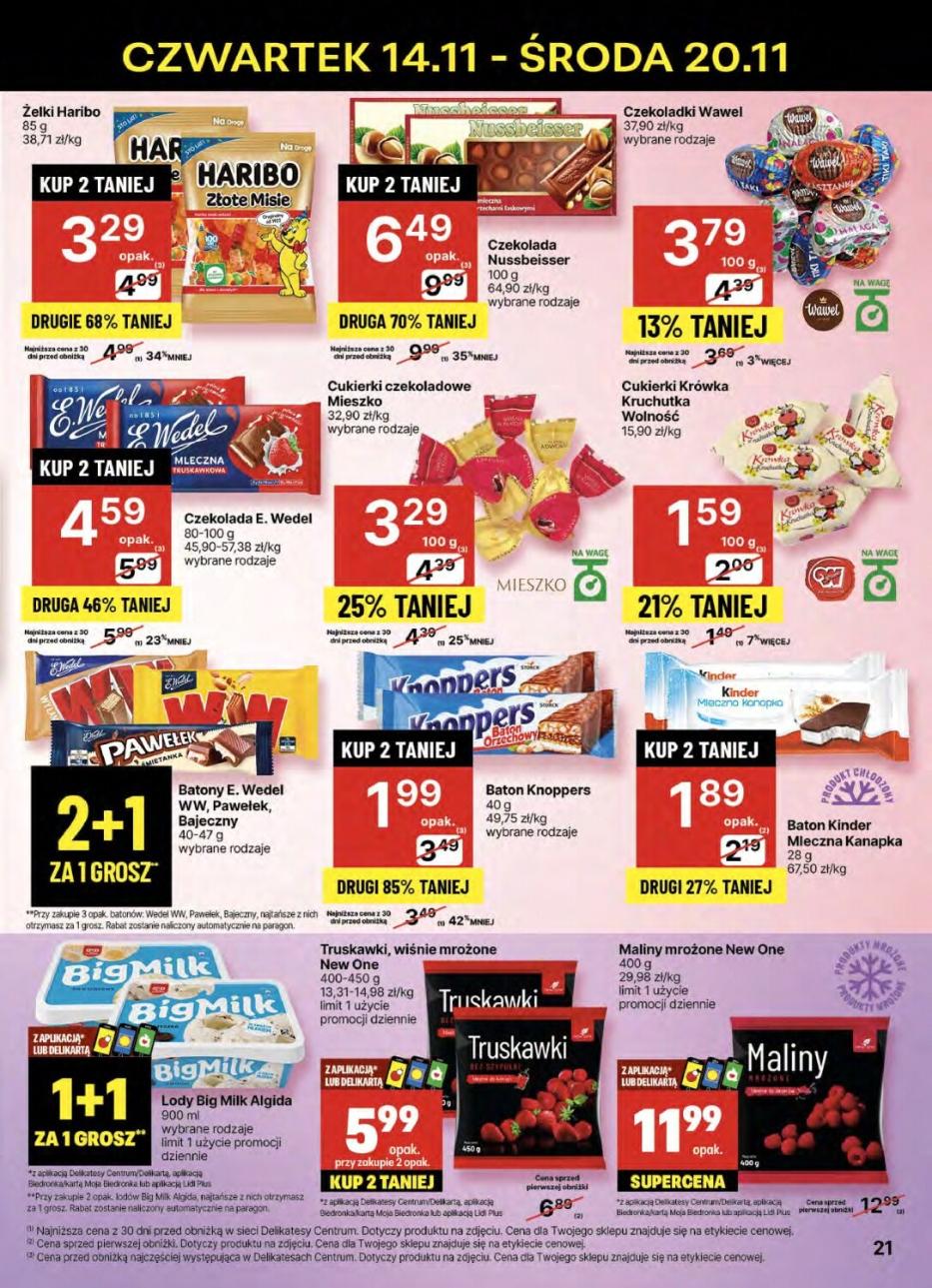 Gazetka promocyjna Delikatesy Centrum str. 21
