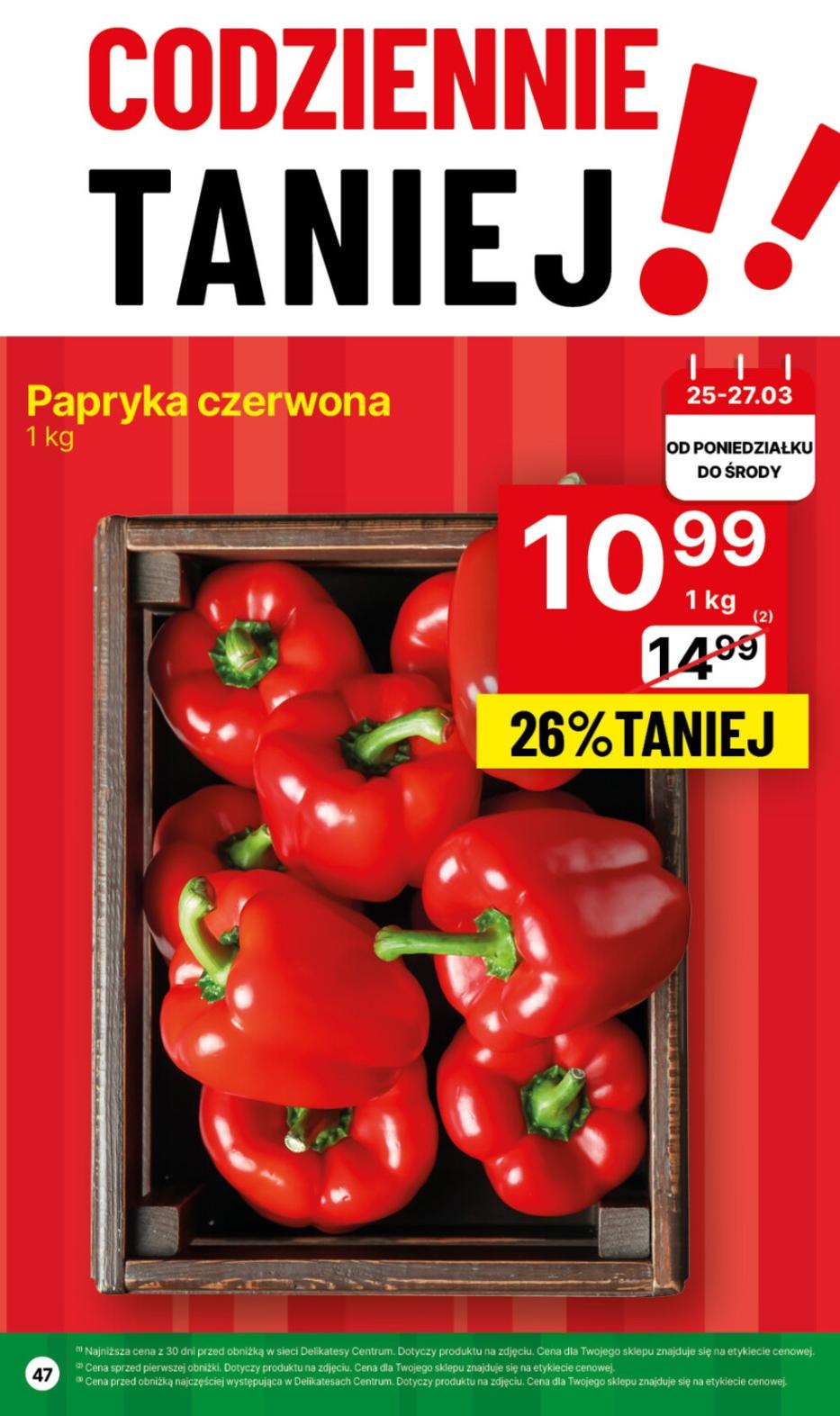 Gazetka promocyjna Delikatesy Centrum str. 47