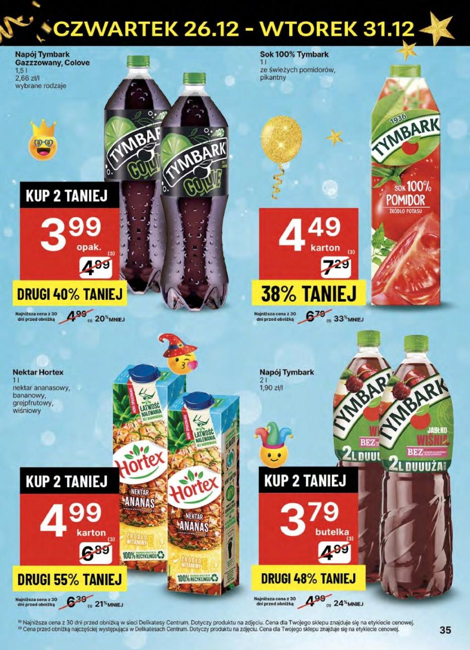 Gazetka promocyjna Delikatesy Centrum str. 35
