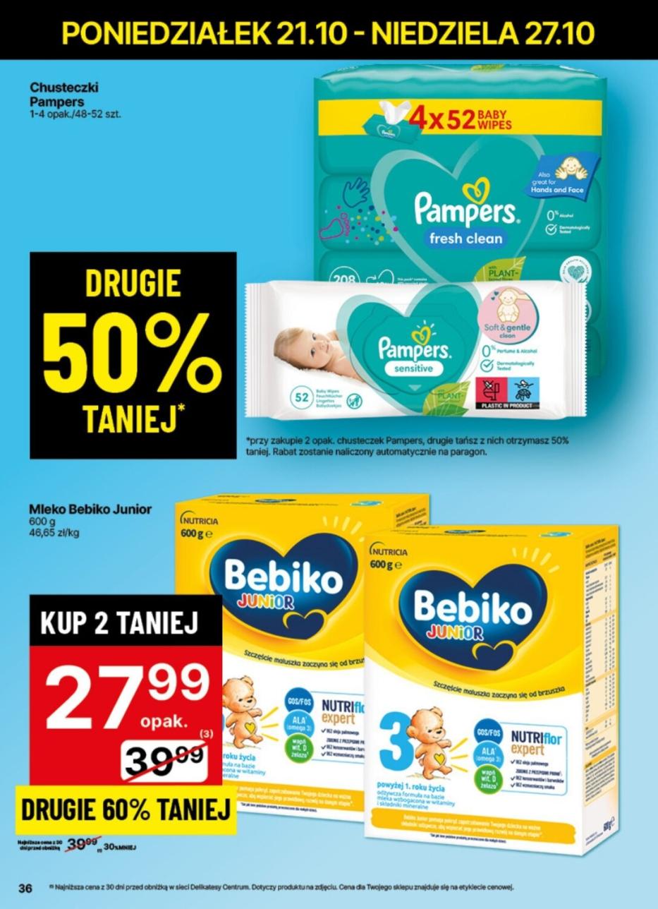 Gazetka promocyjna Delikatesy Centrum str. 36