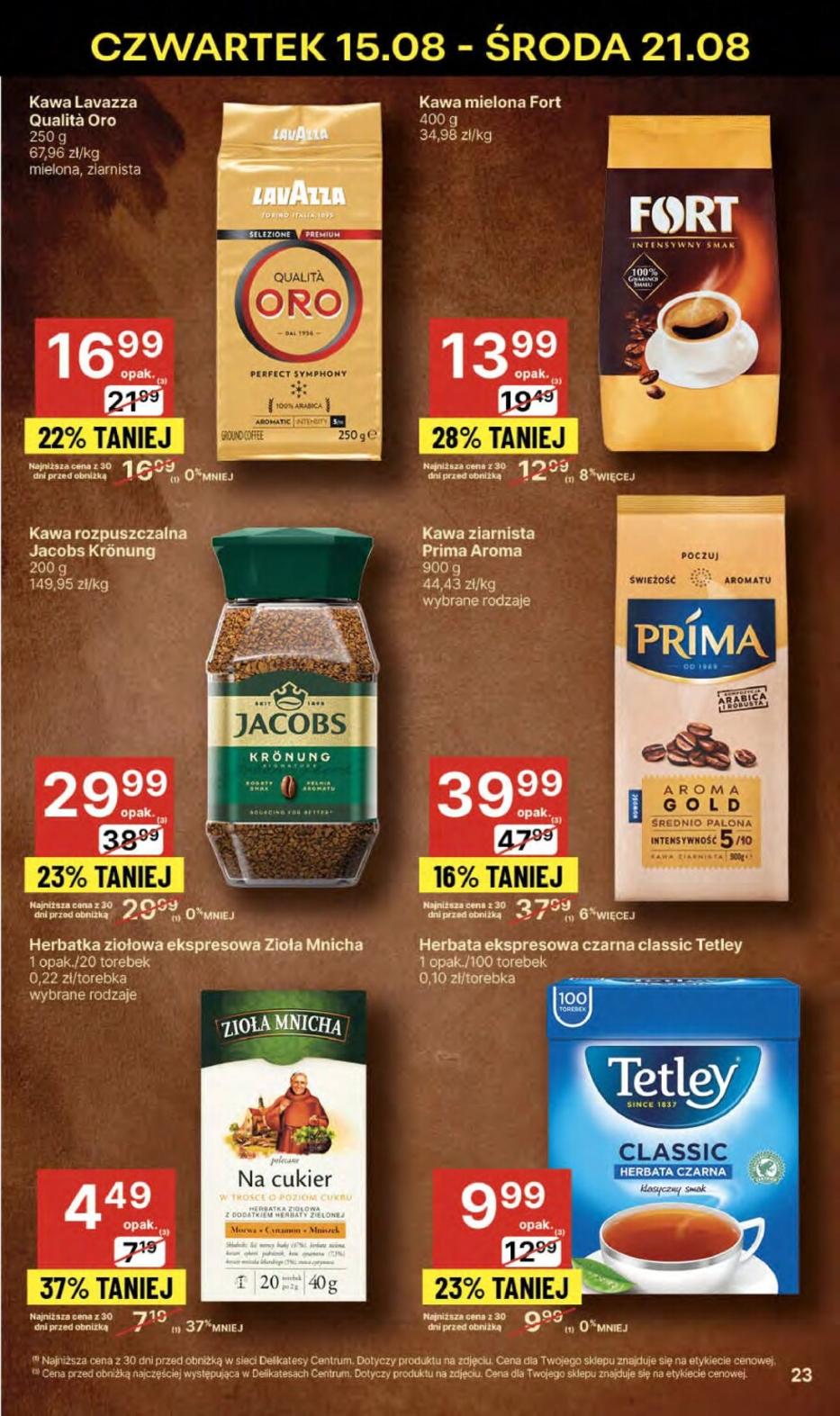 Gazetka promocyjna Delikatesy Centrum str. 23