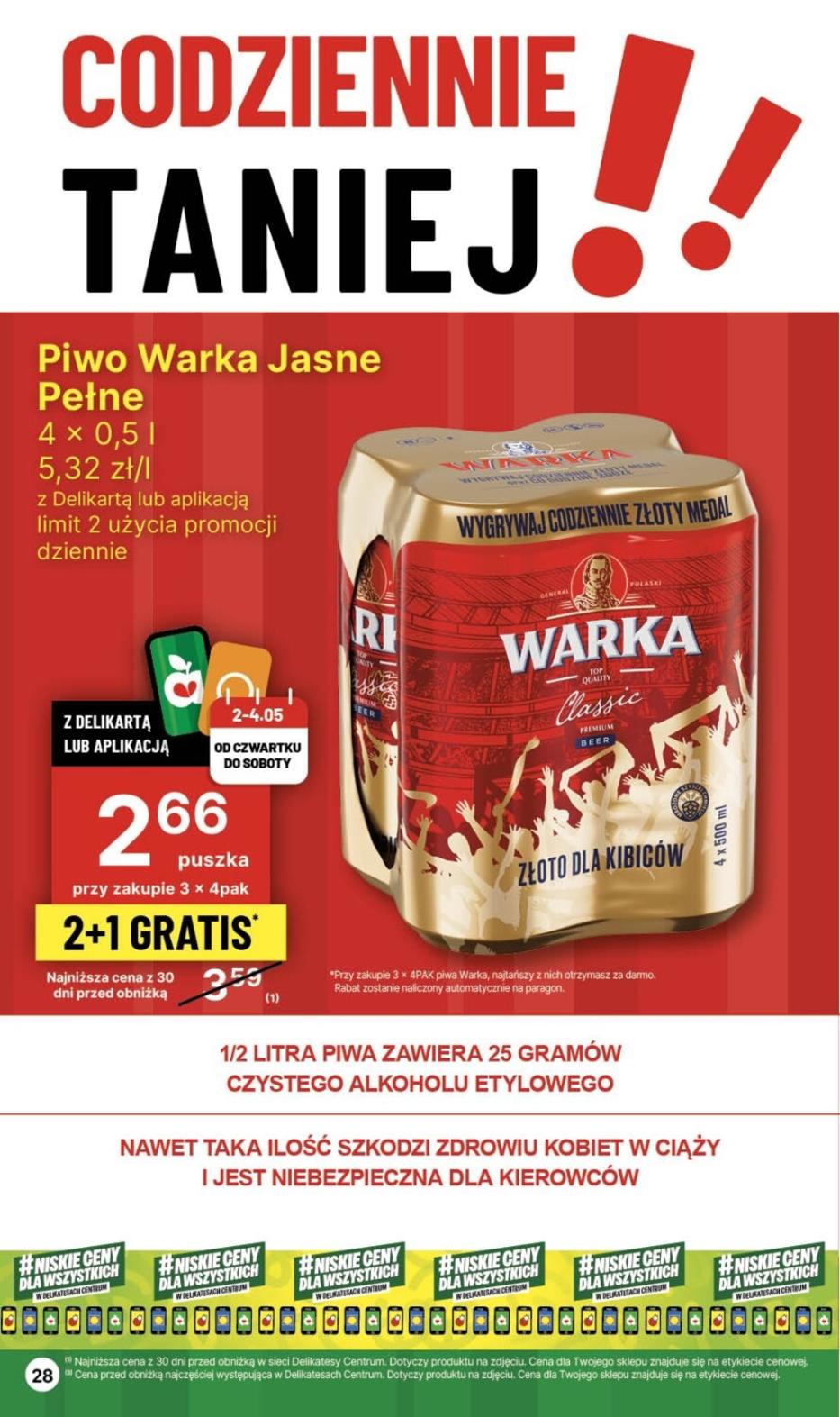 Gazetka promocyjna Delikatesy Centrum str. 28