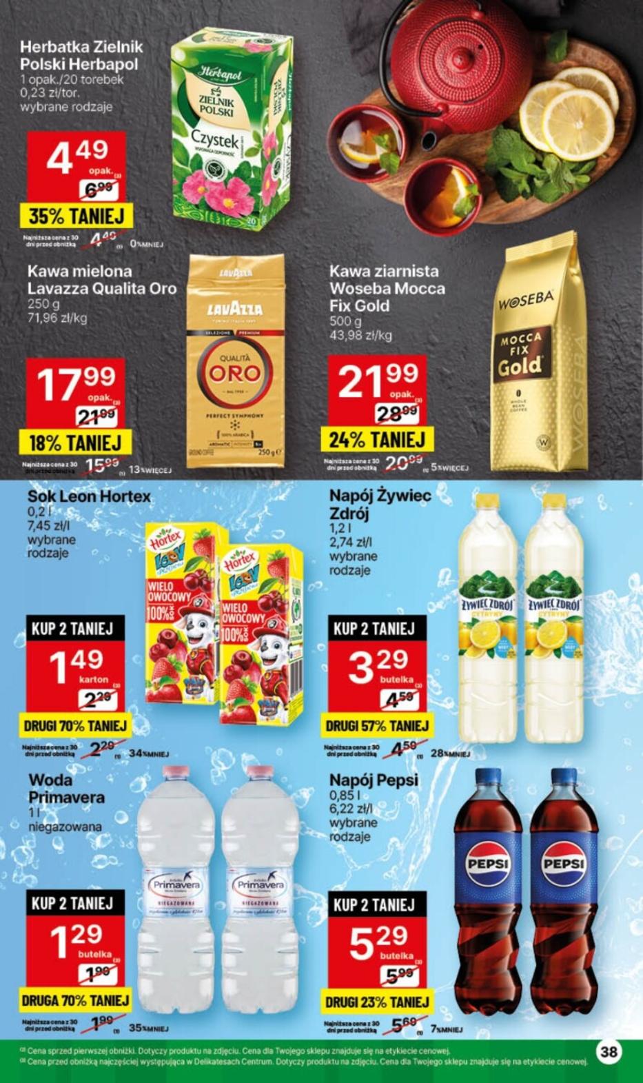 Gazetka promocyjna Delikatesy Centrum str. 38