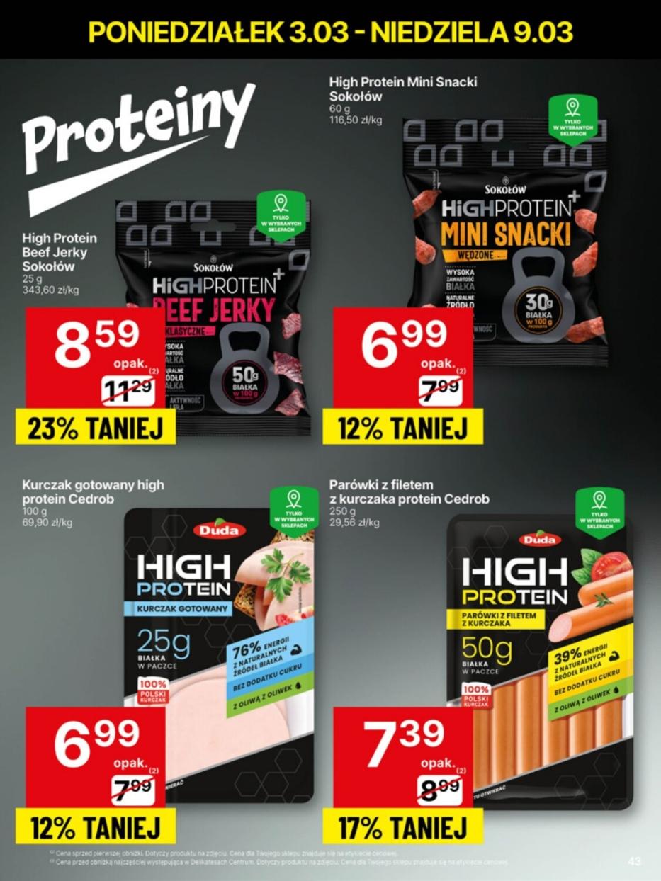 Gazetka promocyjna Delikatesy Centrum str. 43