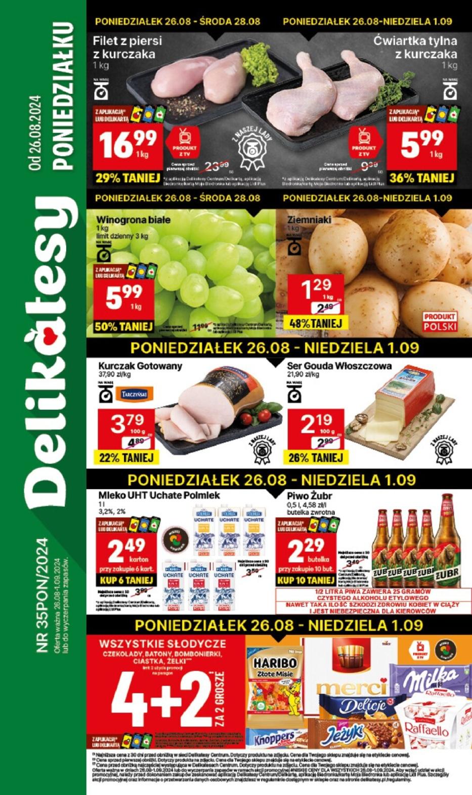 Gazetka promocyjna Delikatesy Centrum str. 1