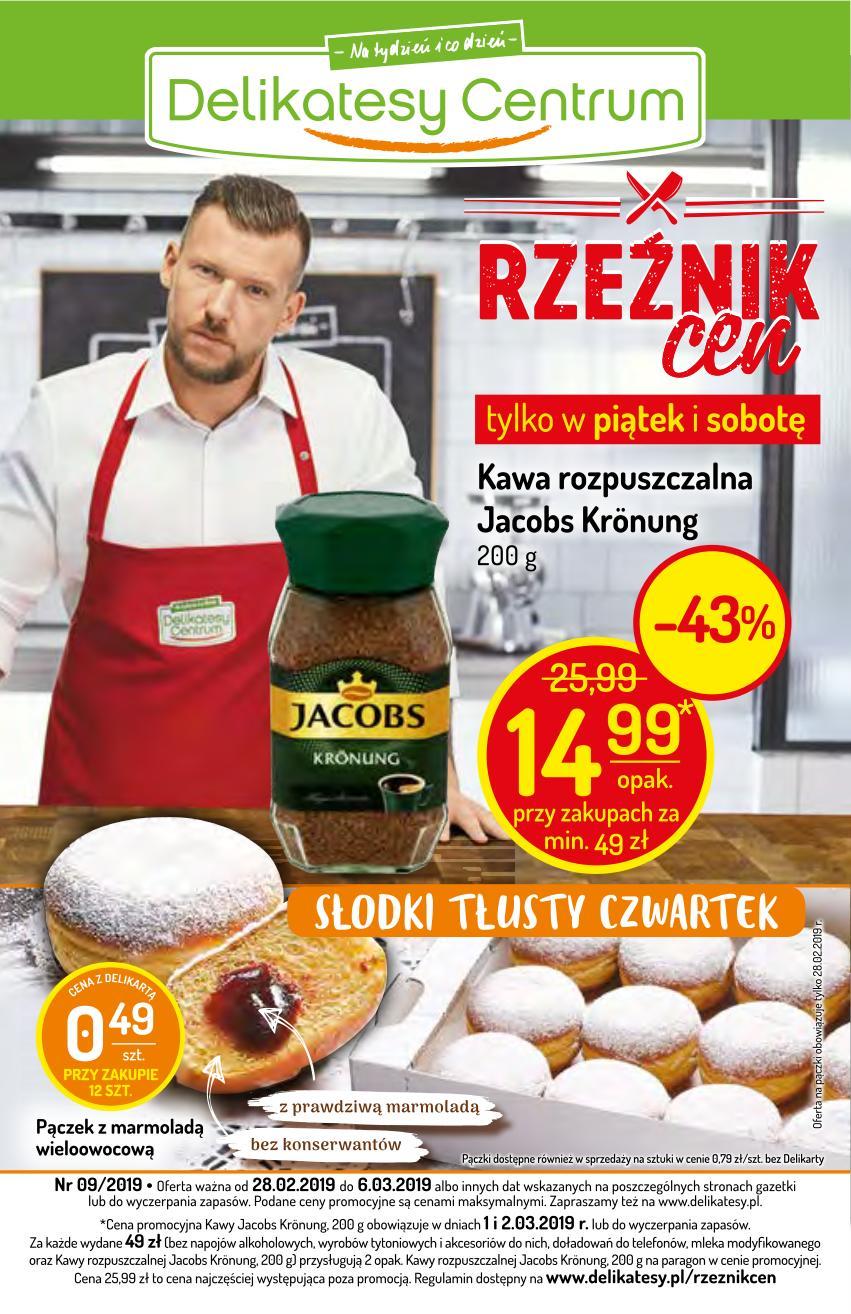 Gazetka promocyjna Delikatesy Centrum str. 1