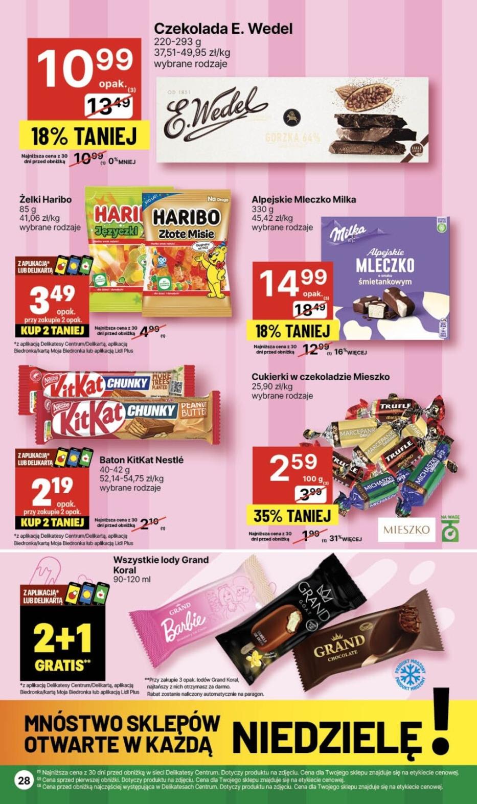 Gazetka promocyjna Delikatesy Centrum str. 28