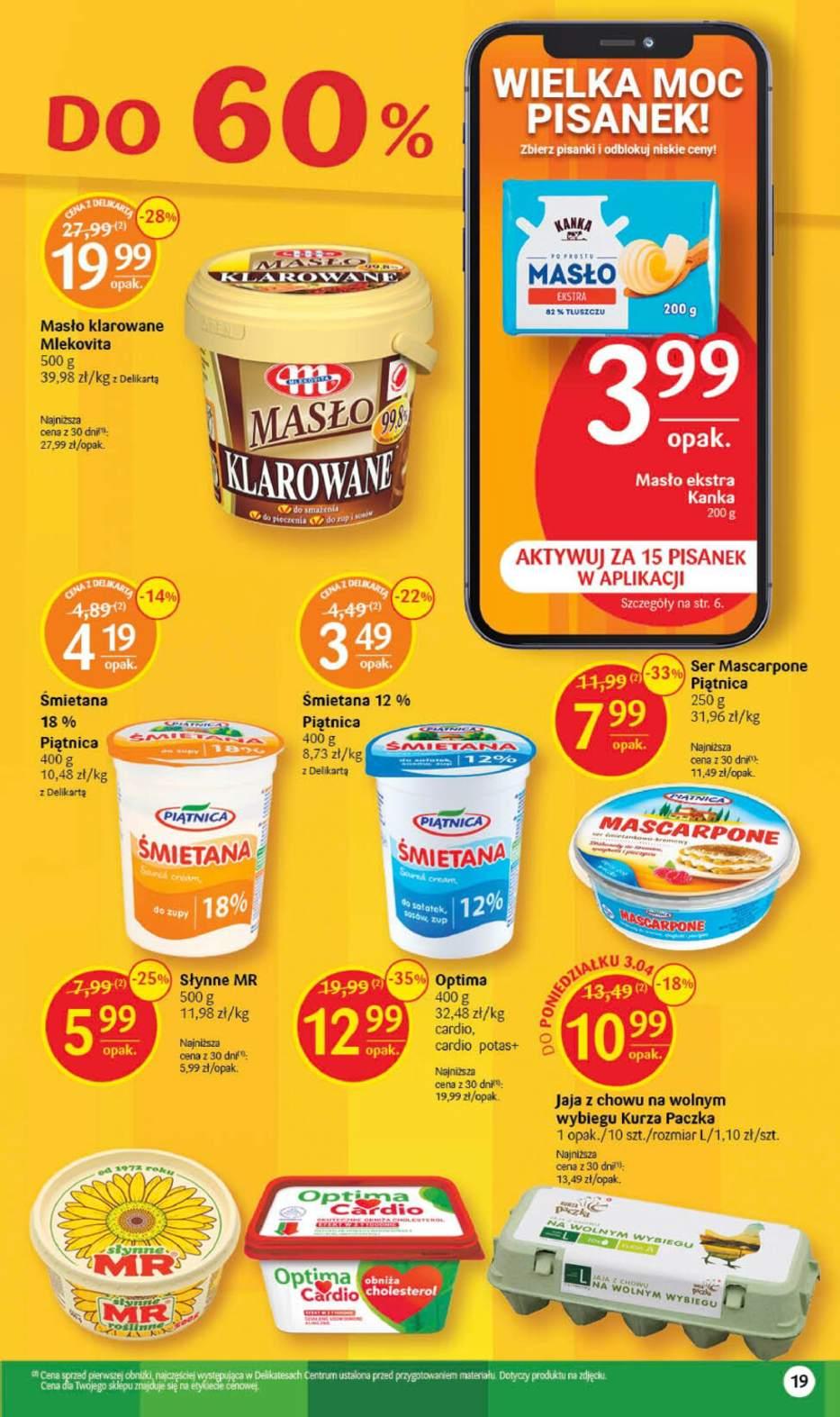 Gazetka promocyjna Delikatesy Centrum str. 19