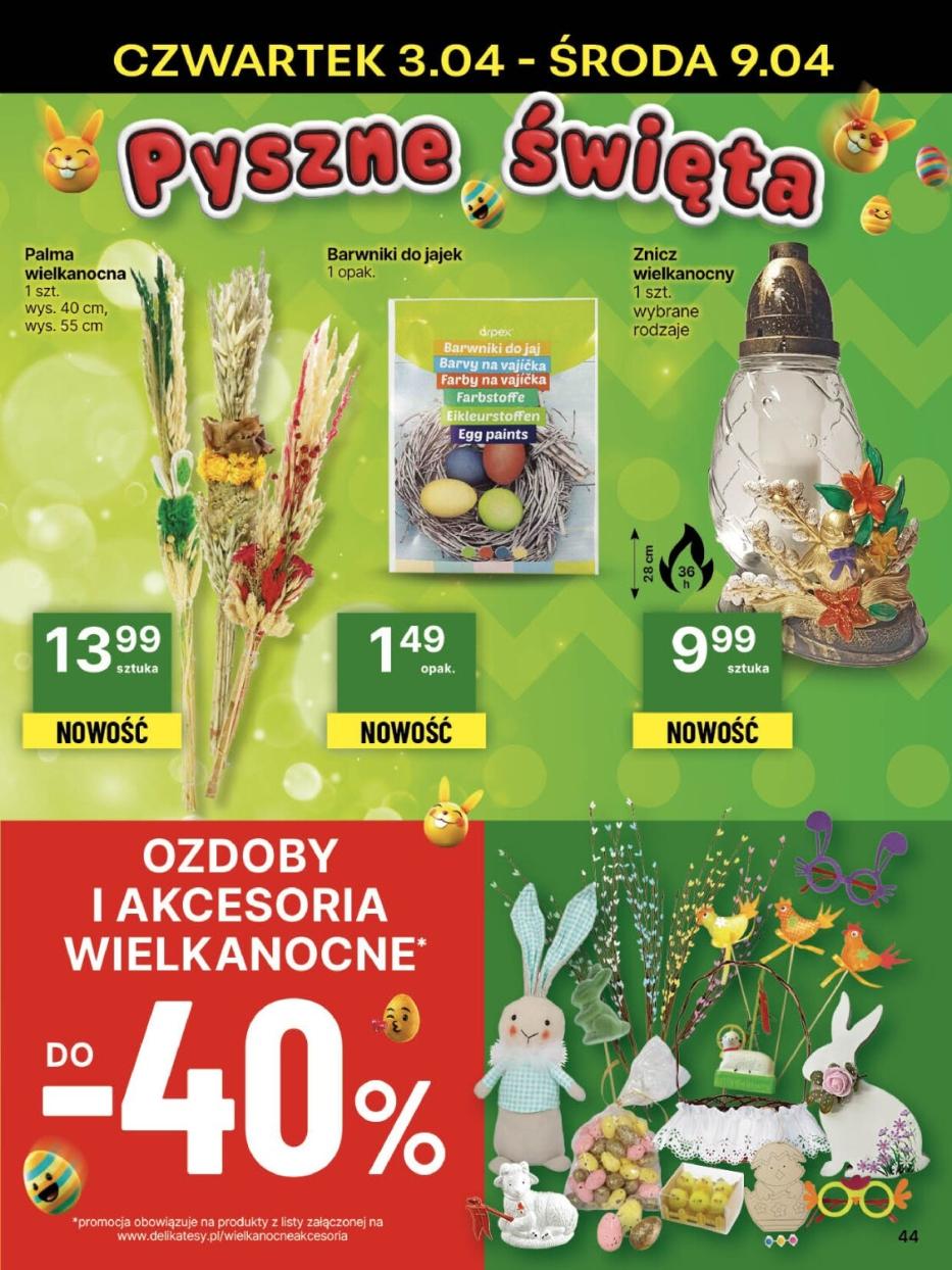 Gazetka promocyjna Delikatesy Centrum str. 44