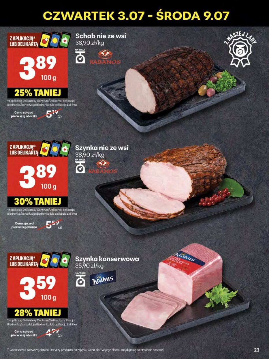 Gazetka promocyjna Delikatesy Centrum str. 23