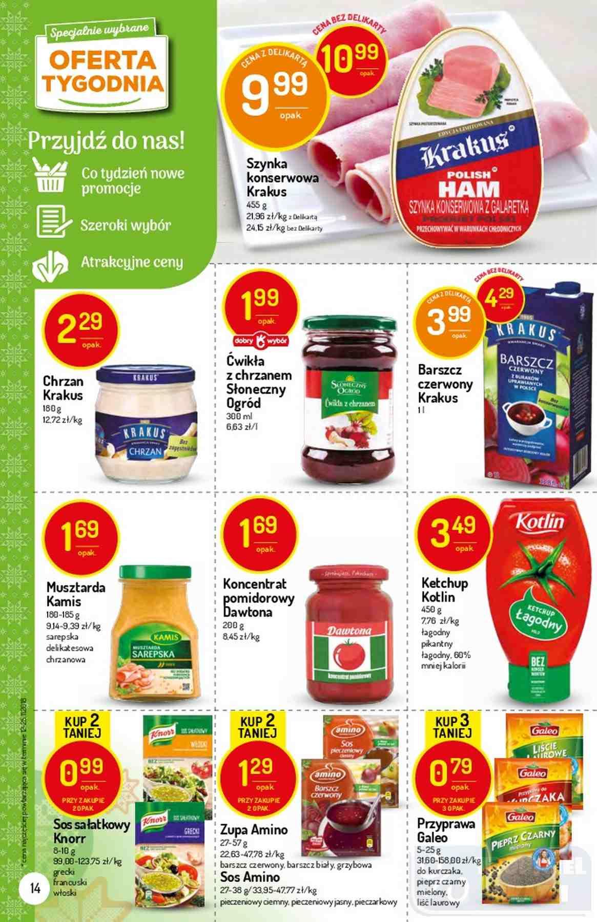 Gazetka promocyjna Delikatesy Centrum str. 14