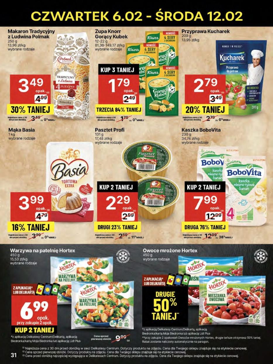 Gazetka promocyjna Delikatesy Centrum str. 31