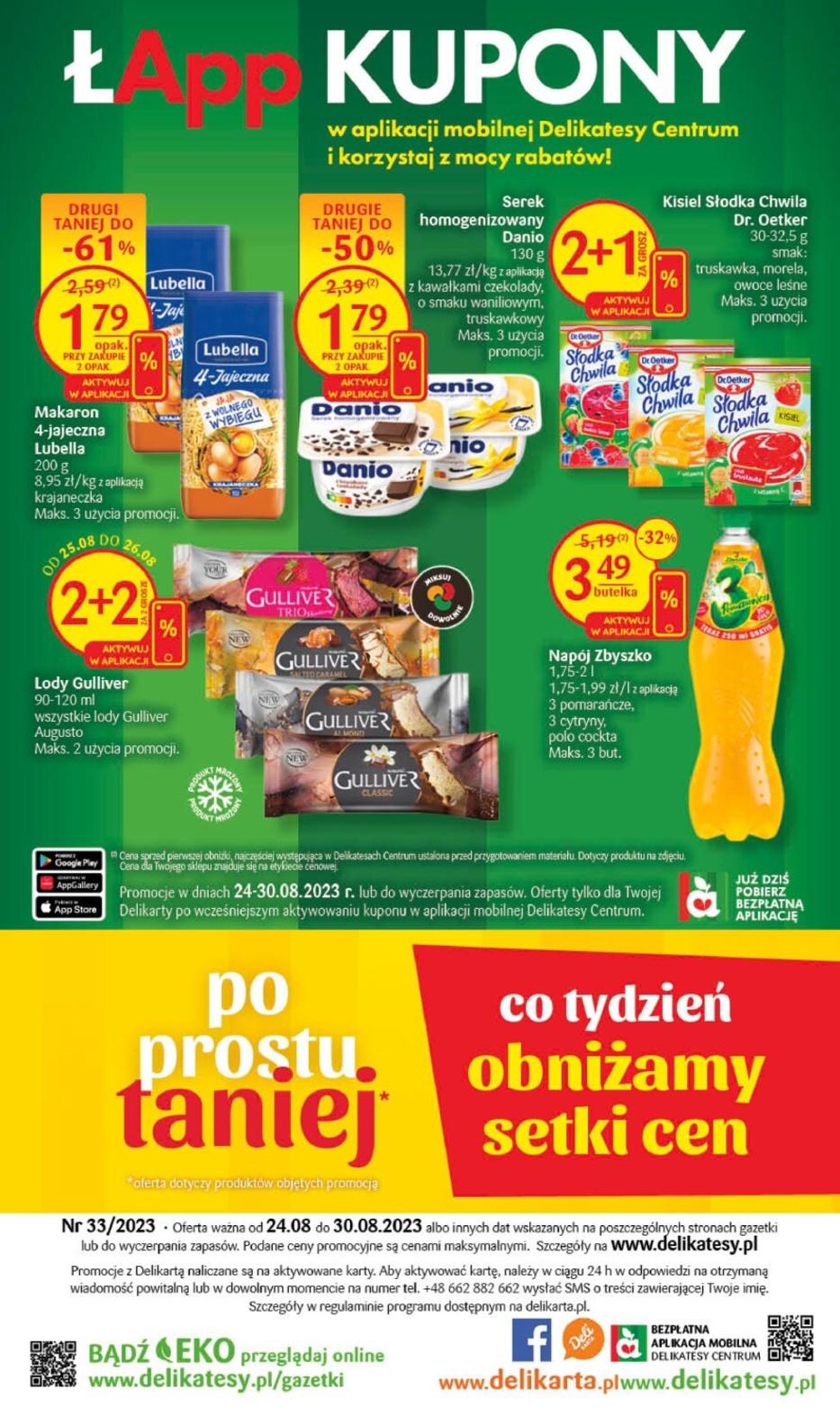 Gazetka promocyjna Delikatesy Centrum str. 32