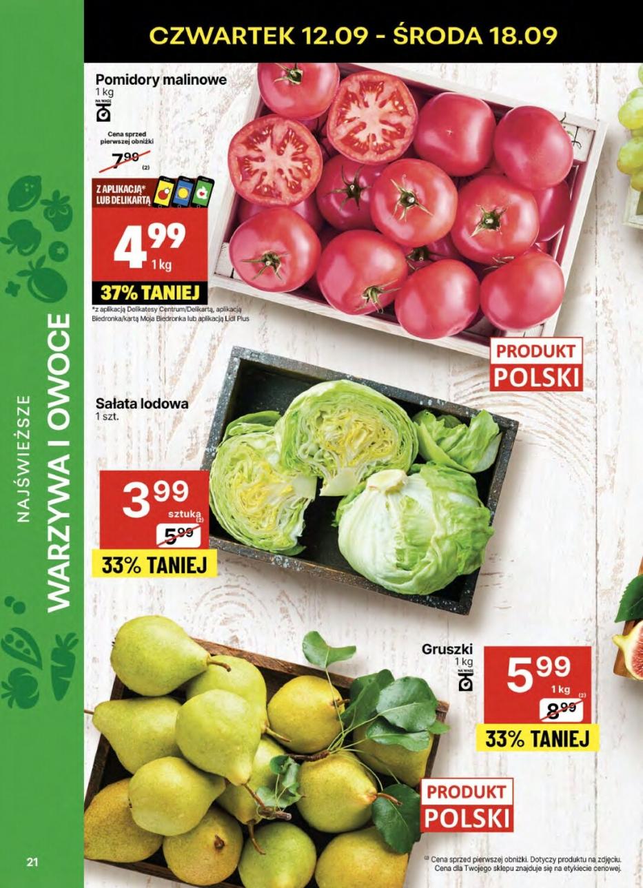 Gazetka promocyjna Delikatesy Centrum str. 21