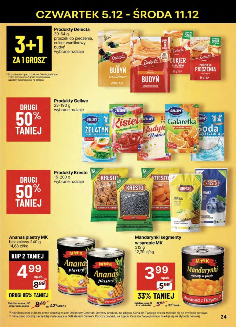 Gazetka promocyjna Delikatesy Centrum str. 24