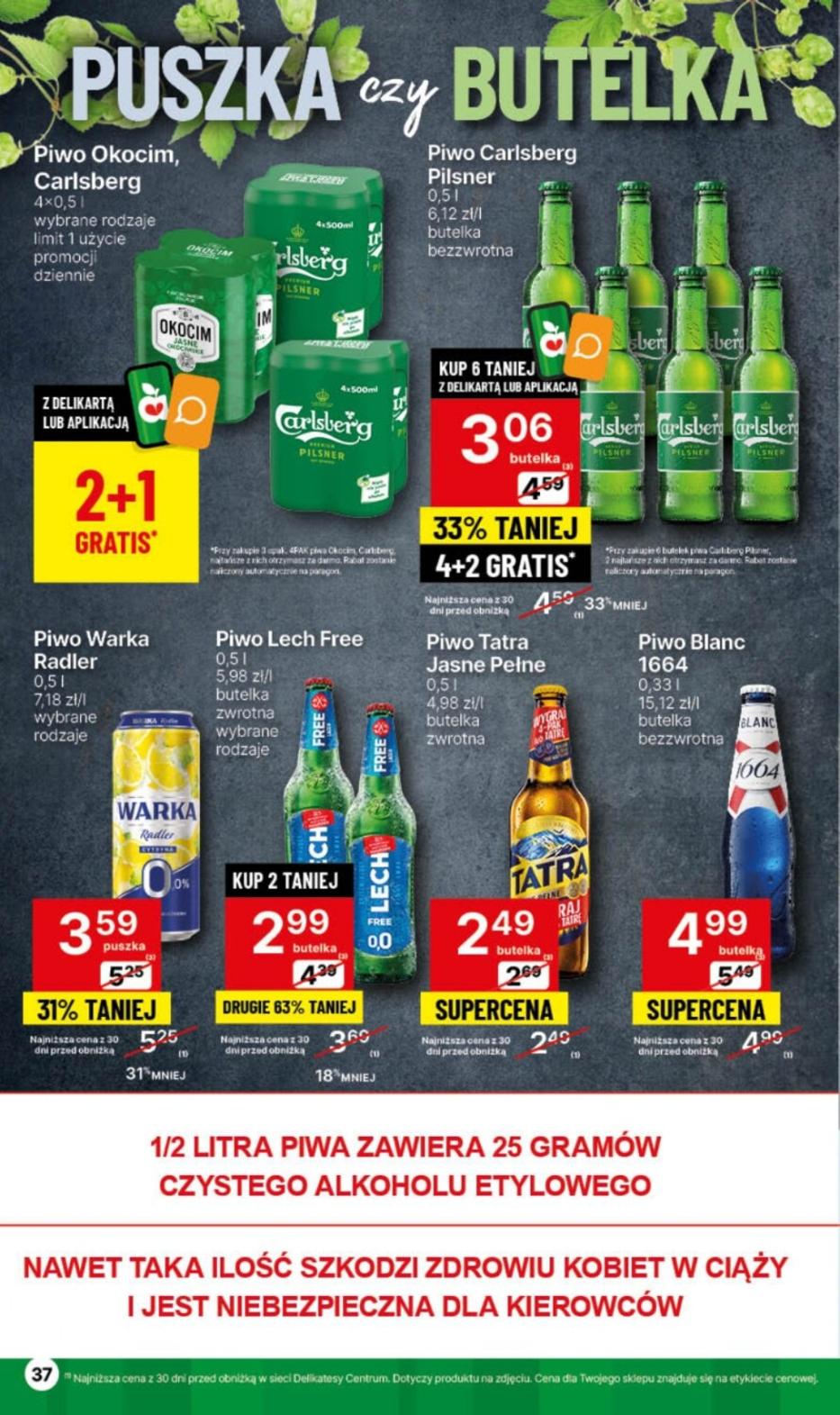 Gazetka promocyjna Delikatesy Centrum str. 37