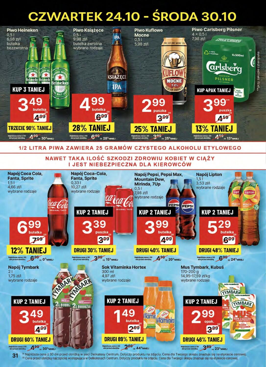 Gazetka promocyjna Delikatesy Centrum str. 31