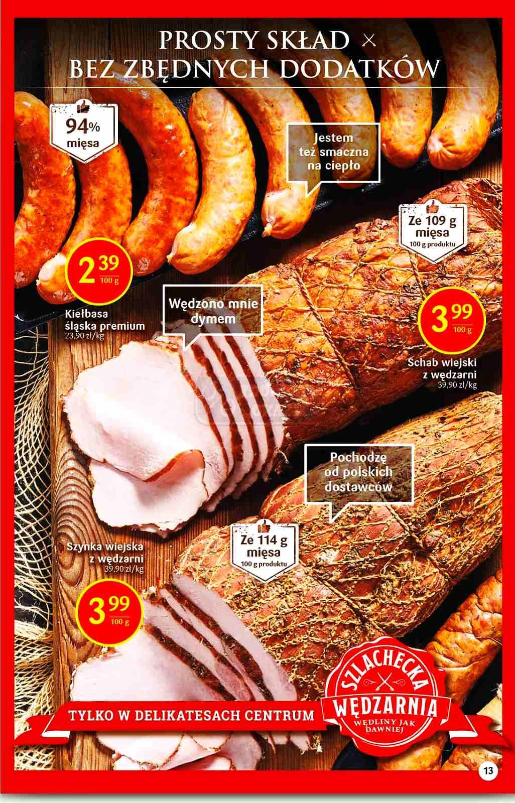 Gazetka promocyjna Delikatesy Centrum str. 13