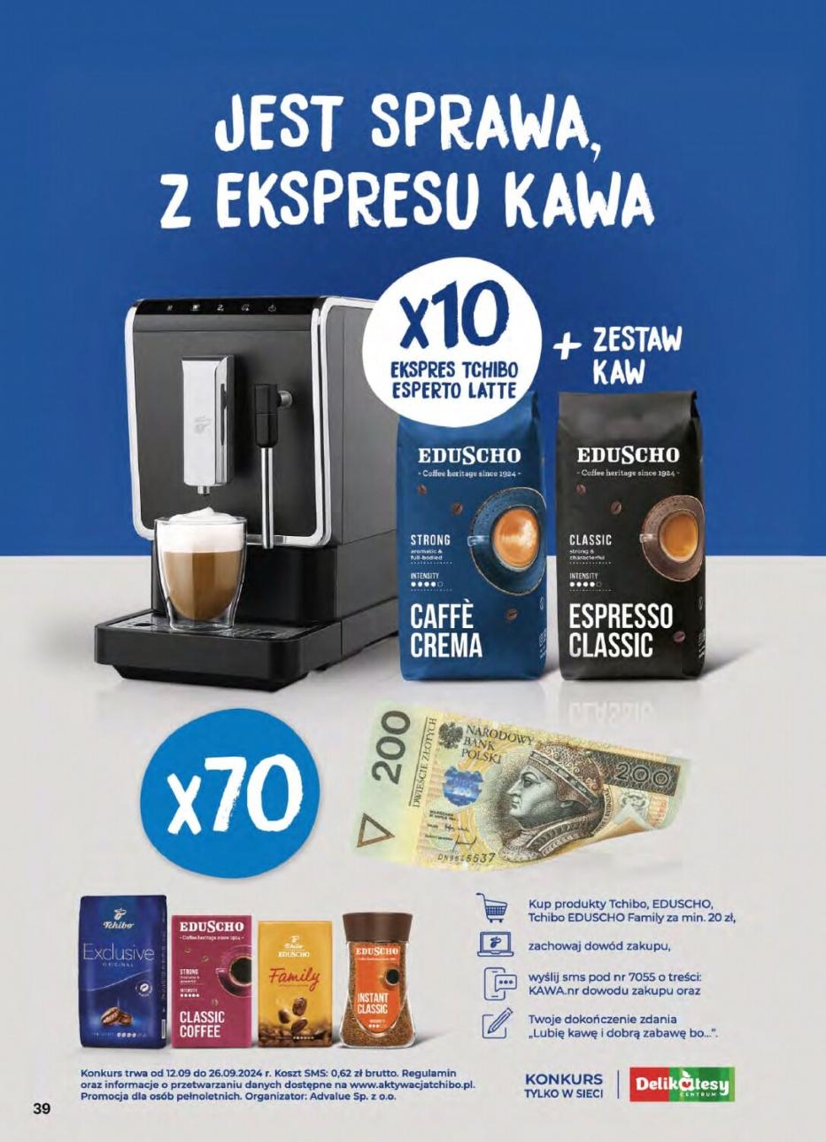 Gazetka promocyjna Delikatesy Centrum str. 39