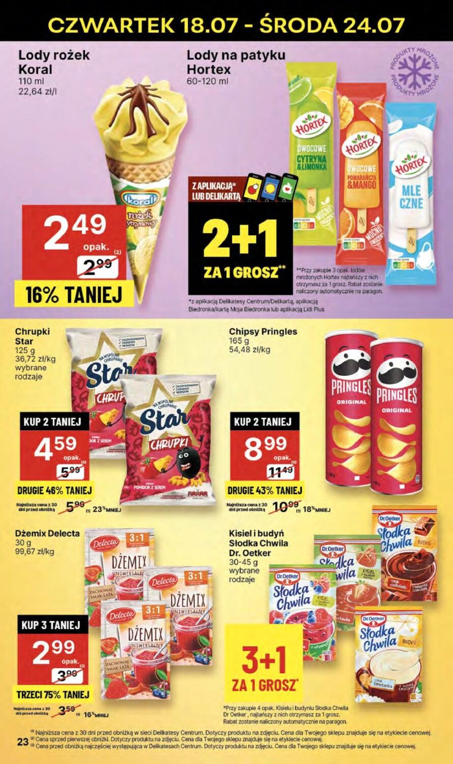 Gazetka promocyjna Delikatesy Centrum str. 23