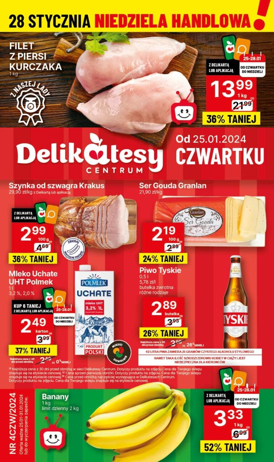 Gazetka promocyjna Delikatesy Centrum str. 1