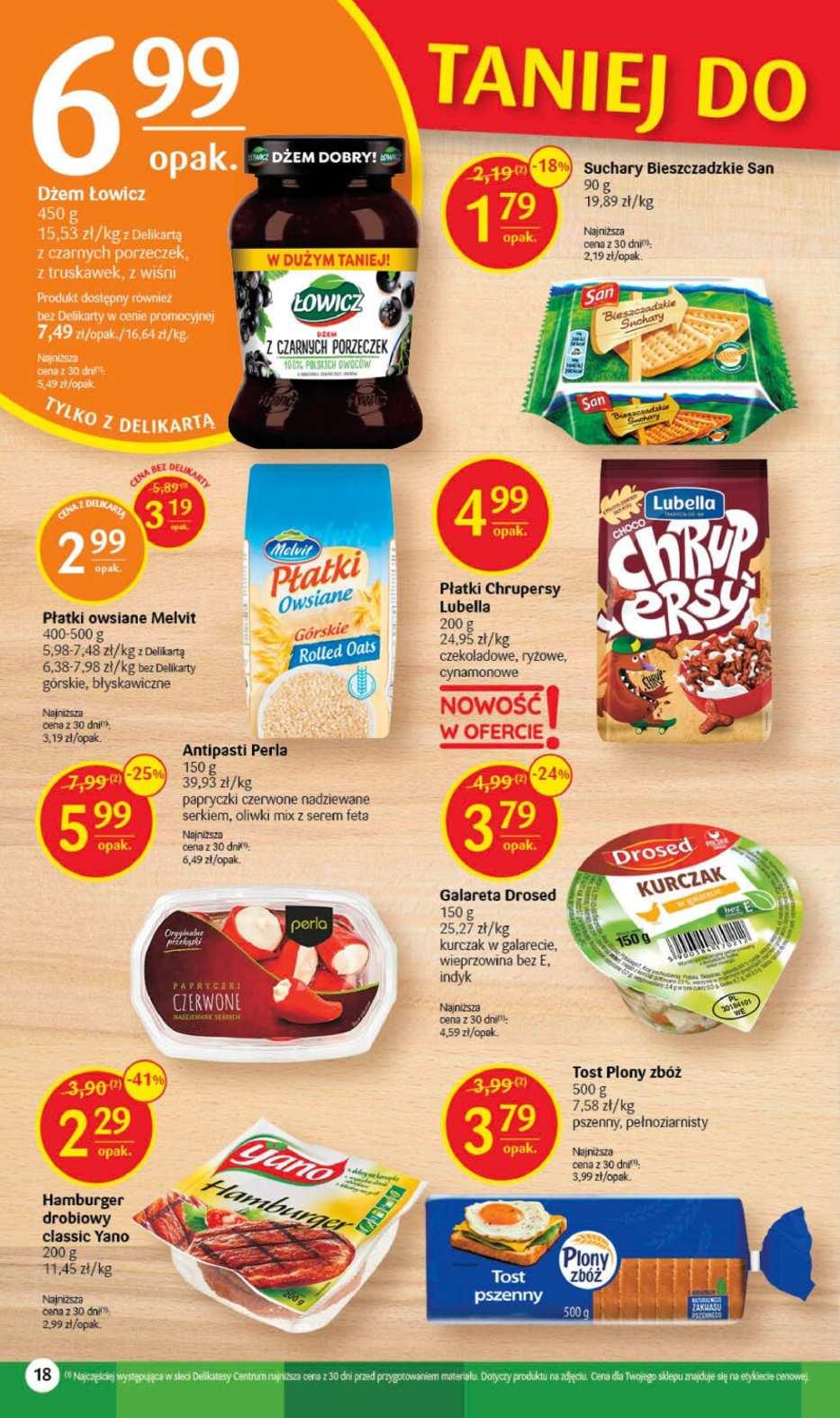 Gazetka promocyjna Delikatesy Centrum str. 18