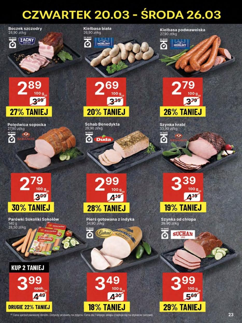 Gazetka promocyjna Delikatesy Centrum str. 23