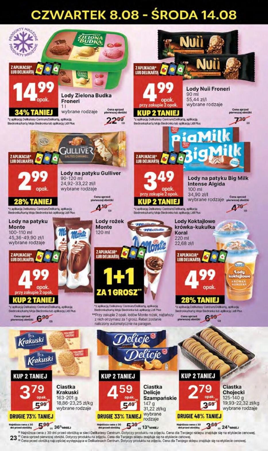 Gazetka promocyjna Delikatesy Centrum str. 23