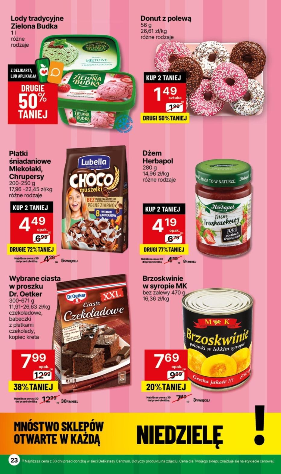 Gazetka promocyjna Delikatesy Centrum str. 23