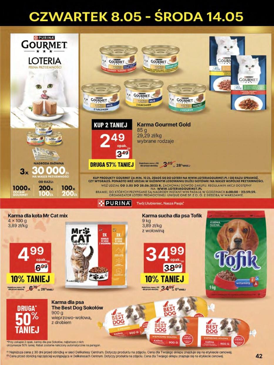 Gazetka promocyjna Delikatesy Centrum str. 42