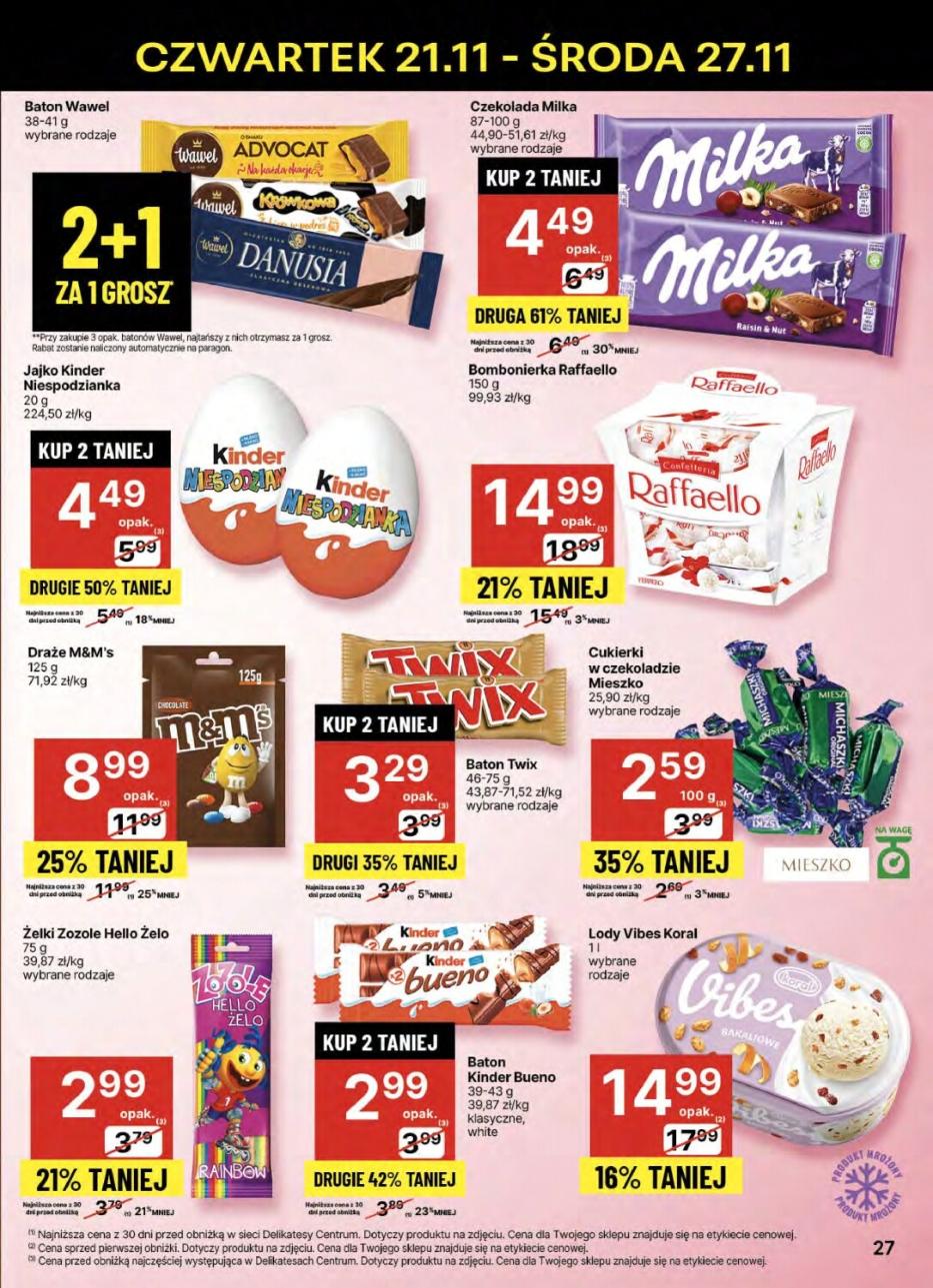 Gazetka promocyjna Delikatesy Centrum str. 27
