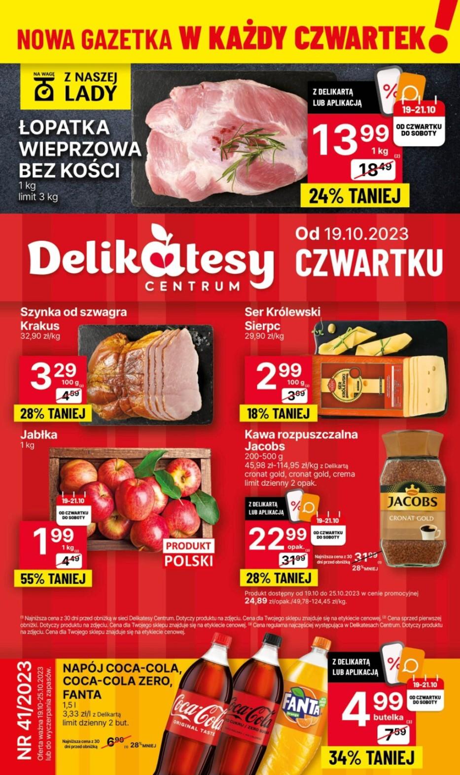 Gazetka promocyjna Delikatesy Centrum str. 1