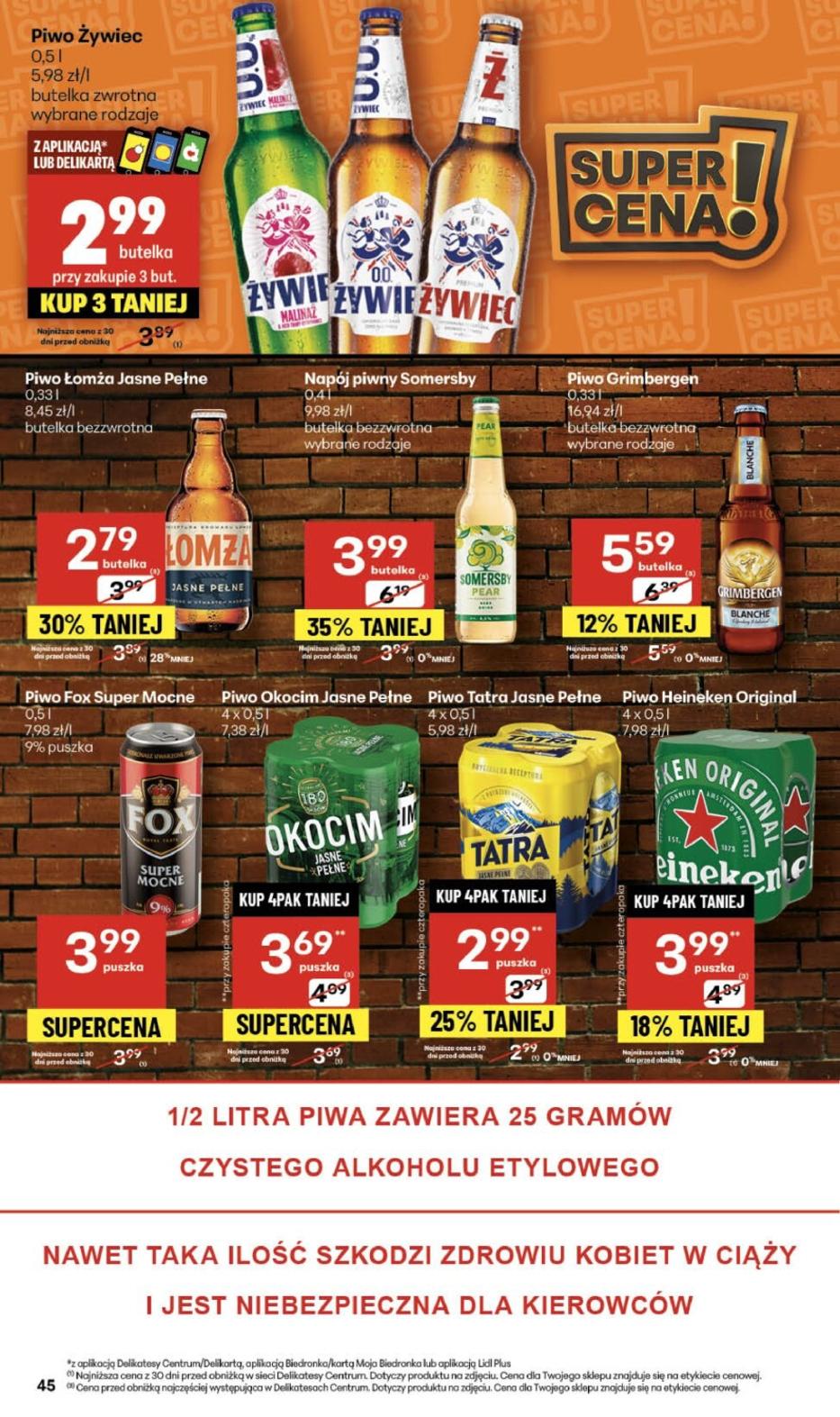 Gazetka promocyjna Delikatesy Centrum str. 45