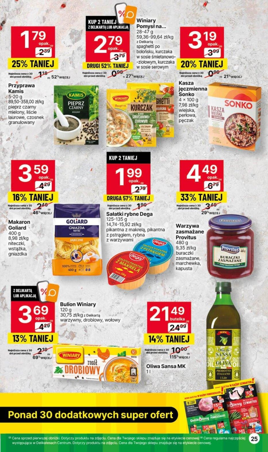 Gazetka promocyjna Delikatesy Centrum str. 25