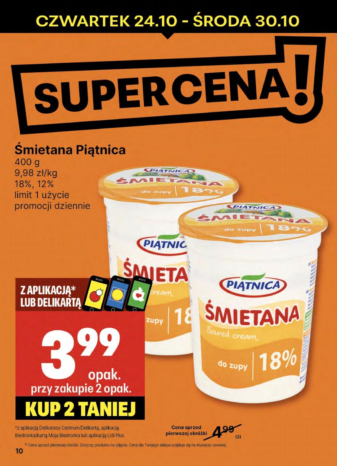 Gazetka promocyjna Delikatesy Centrum str. 10