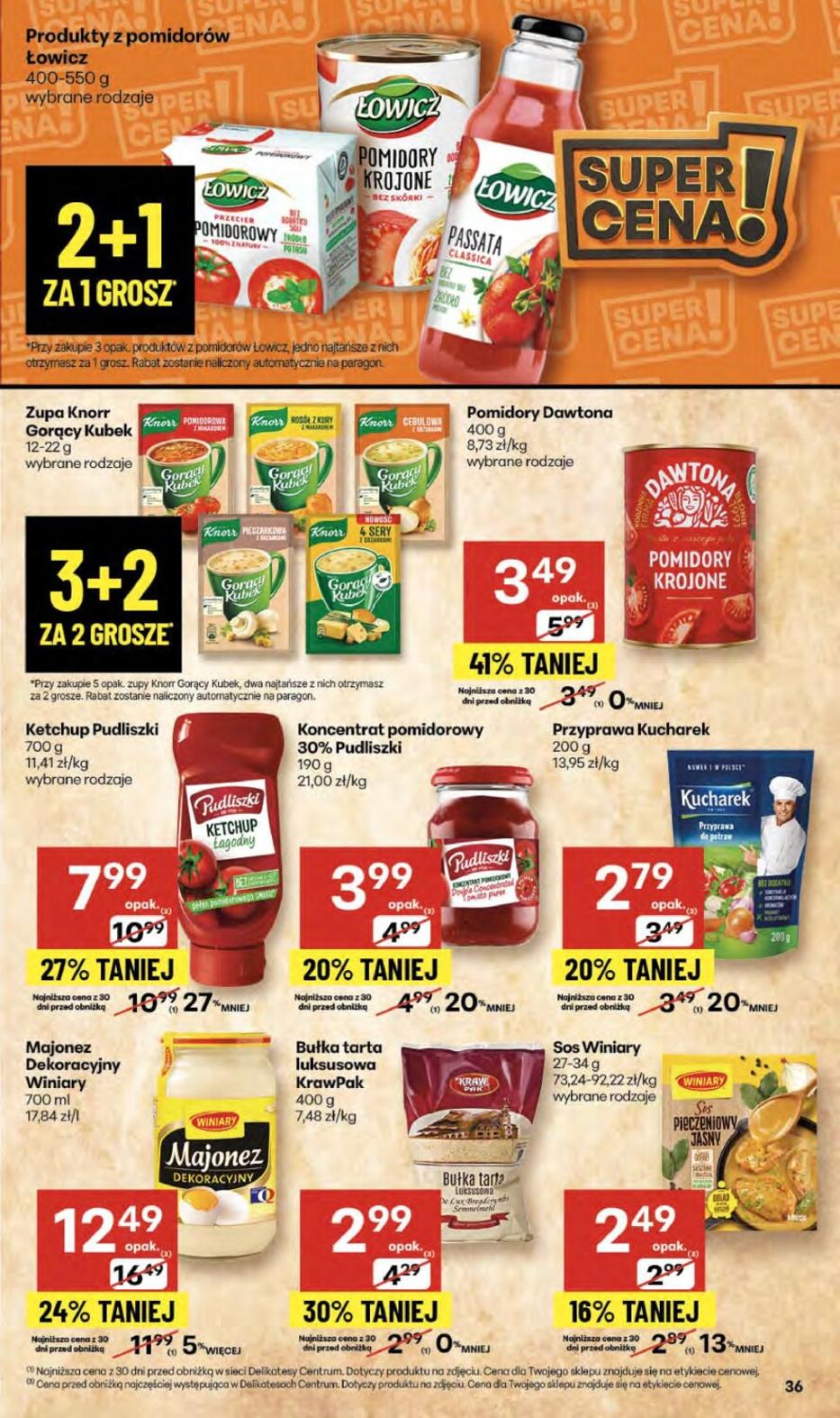 Gazetka promocyjna Delikatesy Centrum str. 36