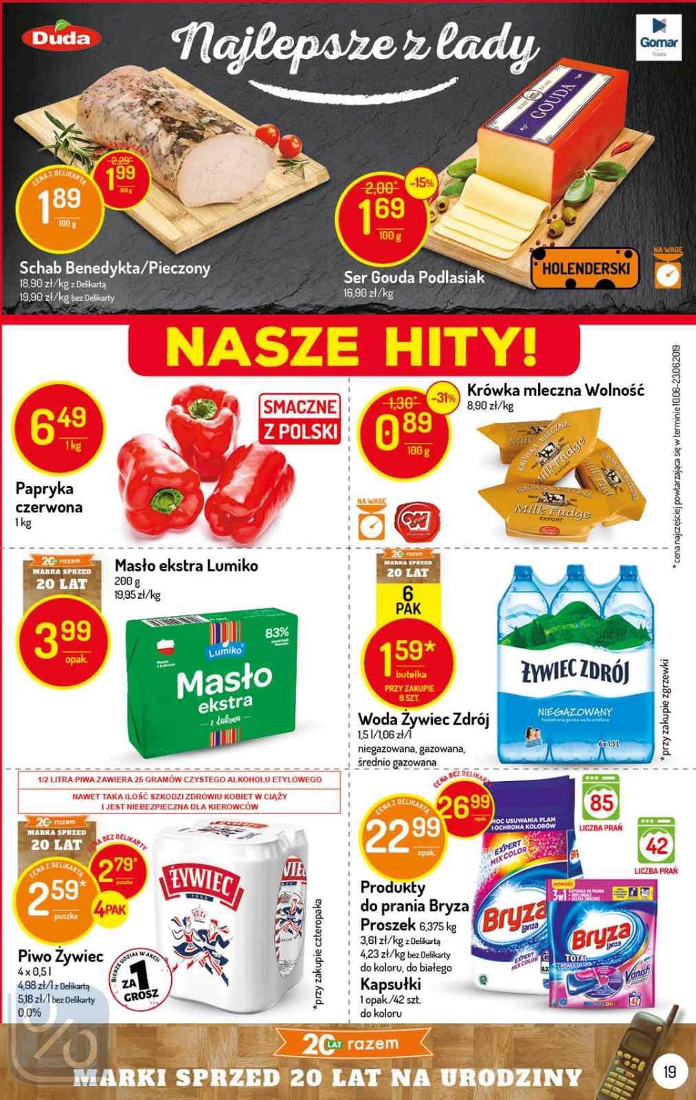 Gazetka promocyjna Delikatesy Centrum str. 19