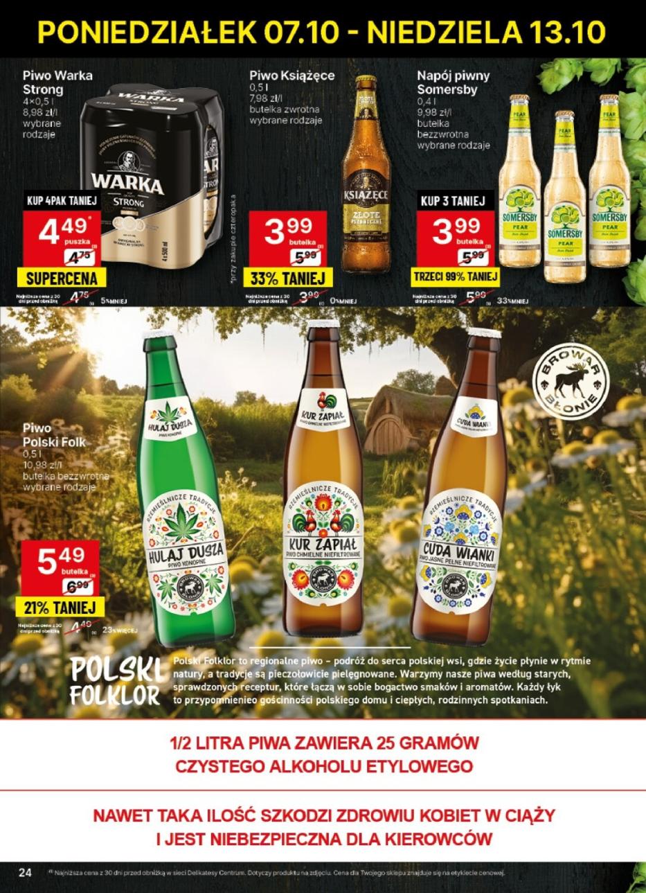 Gazetka promocyjna Delikatesy Centrum str. 24