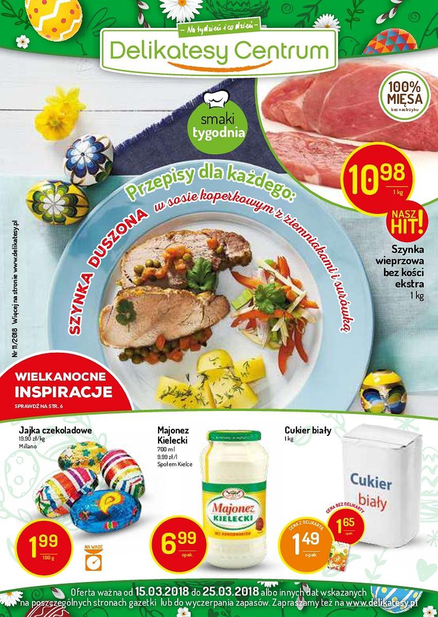 Gazetka promocyjna Delikatesy Centrum str. 1