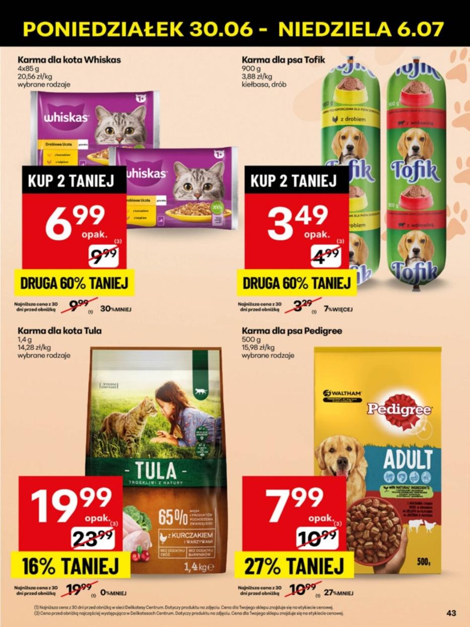 Gazetka promocyjna Delikatesy Centrum str. 43