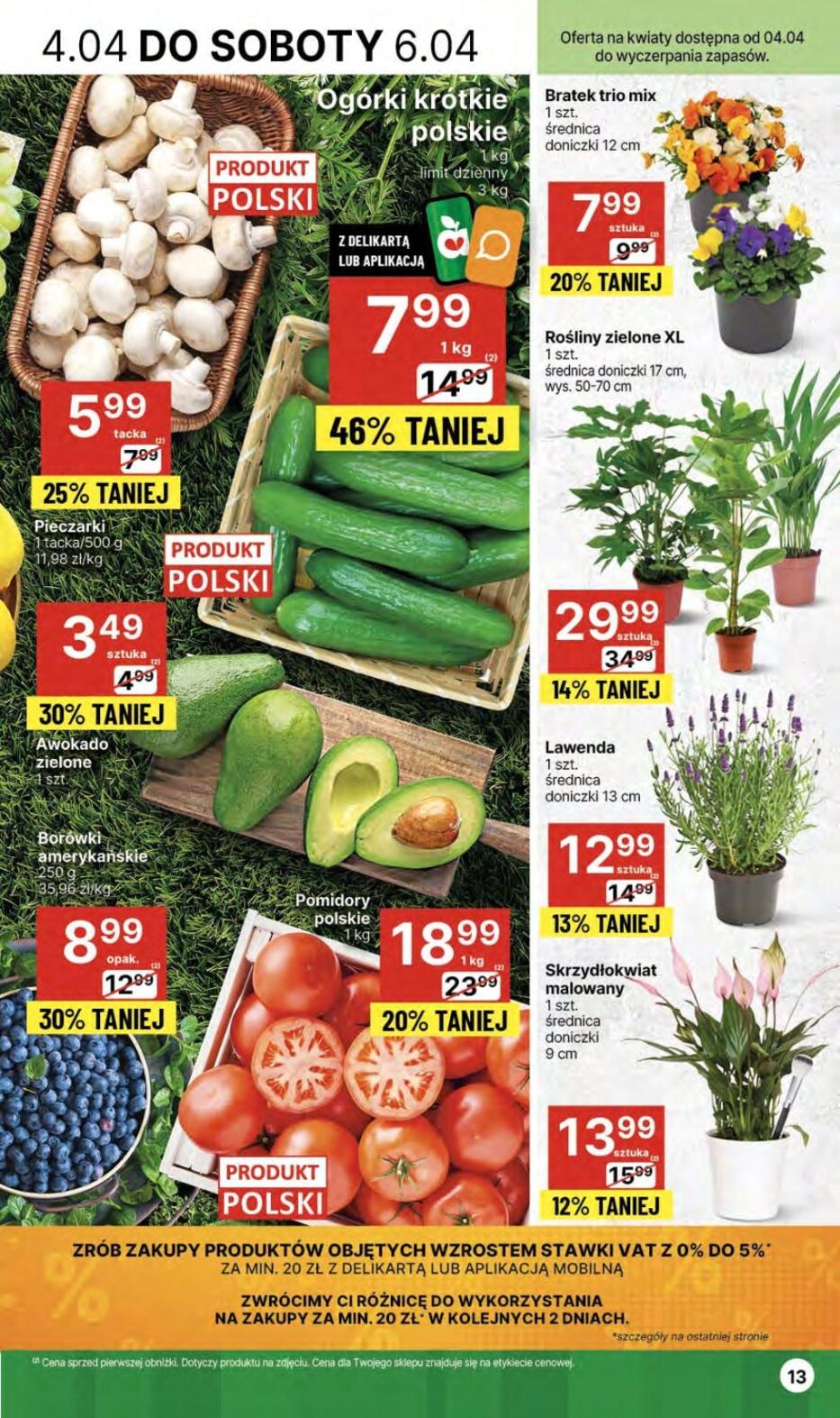 Gazetka promocyjna Delikatesy Centrum str. 13