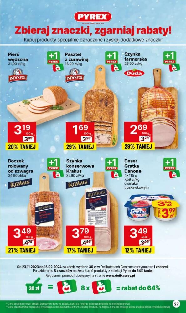 Gazetka promocyjna Delikatesy Centrum str. 27