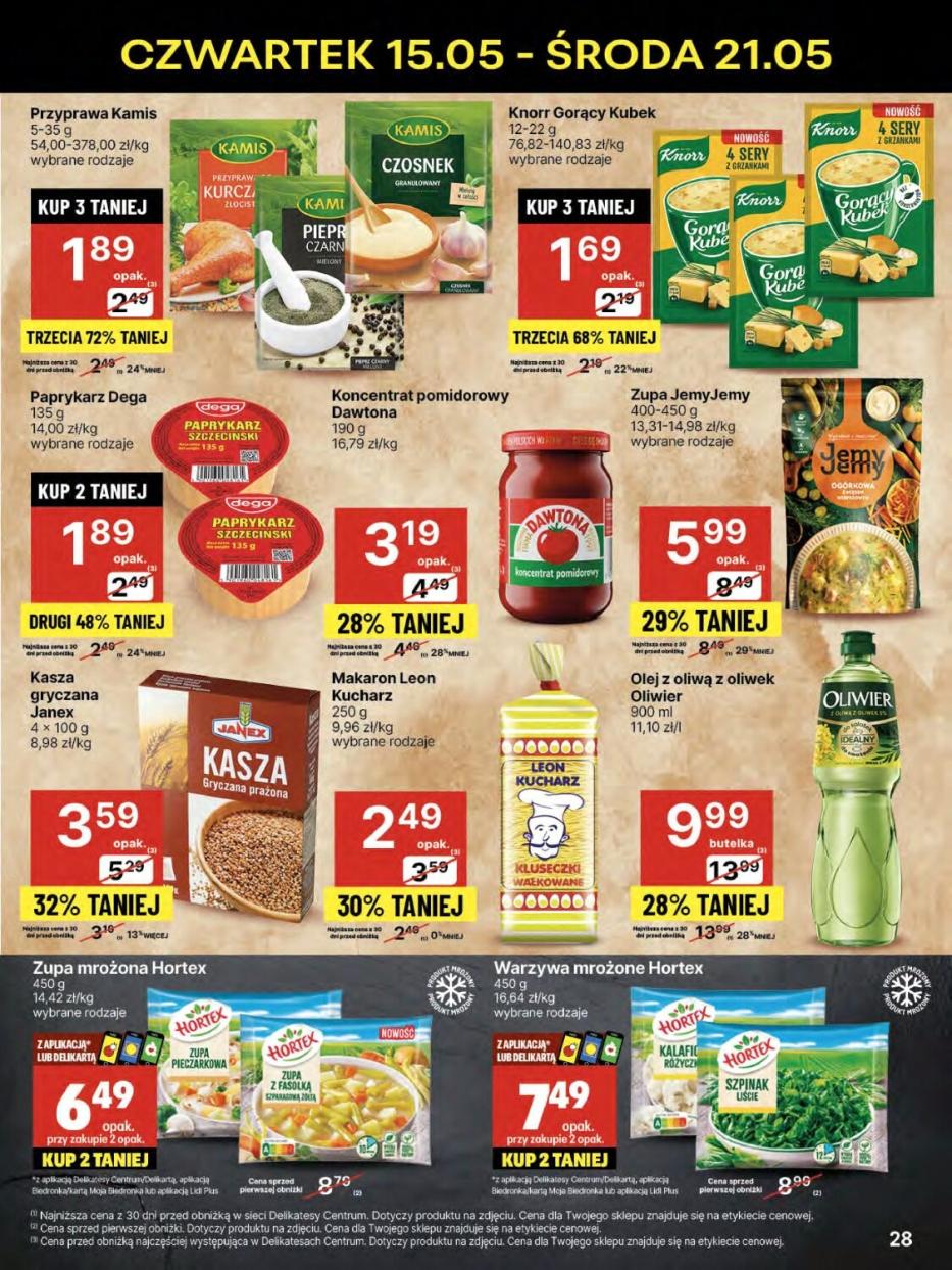 Gazetka promocyjna Delikatesy Centrum str. 28