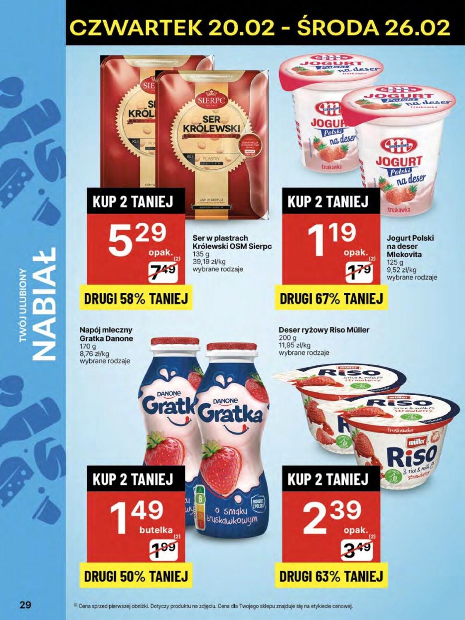 Gazetka promocyjna Delikatesy Centrum str. 29