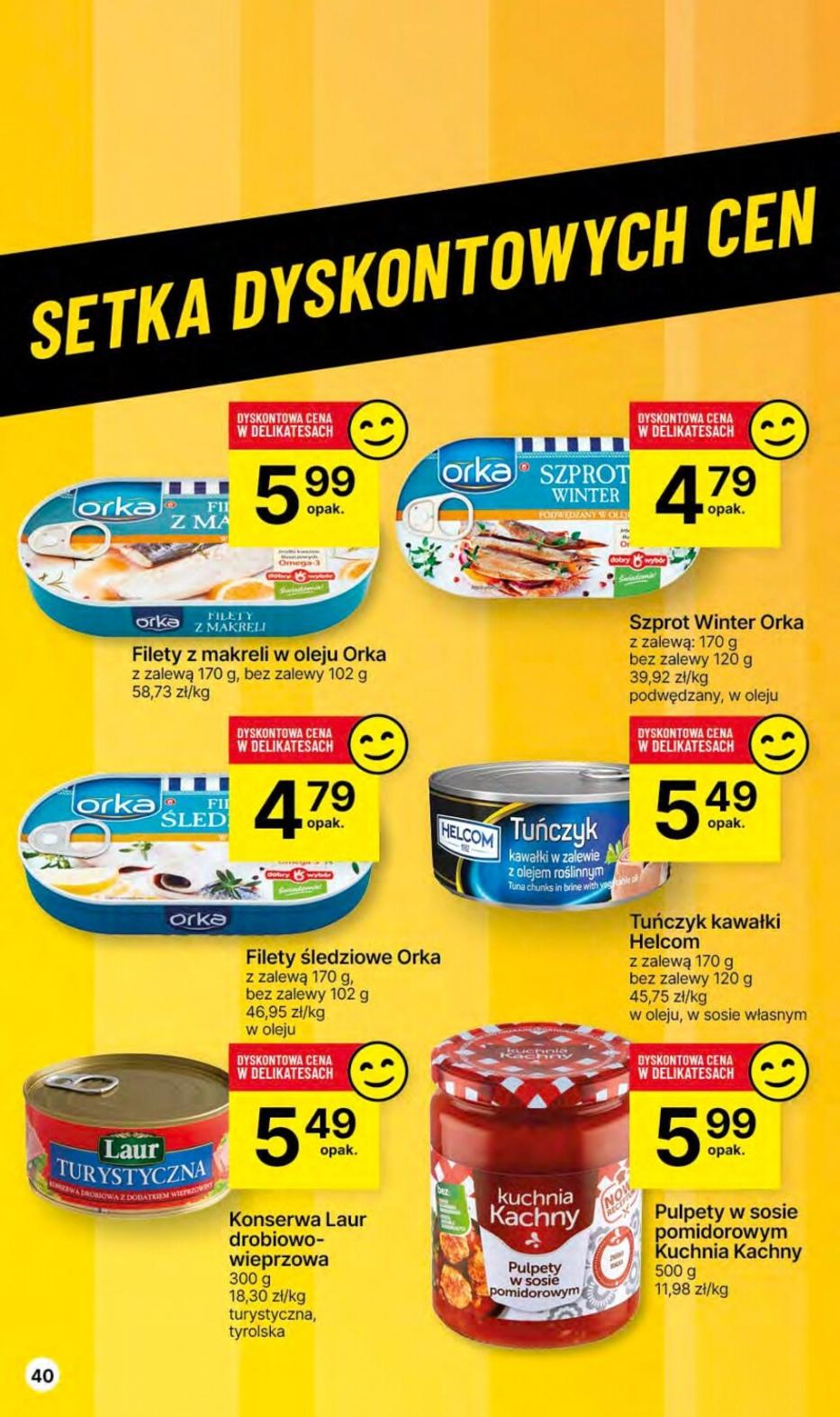 Gazetka promocyjna Delikatesy Centrum str. 40