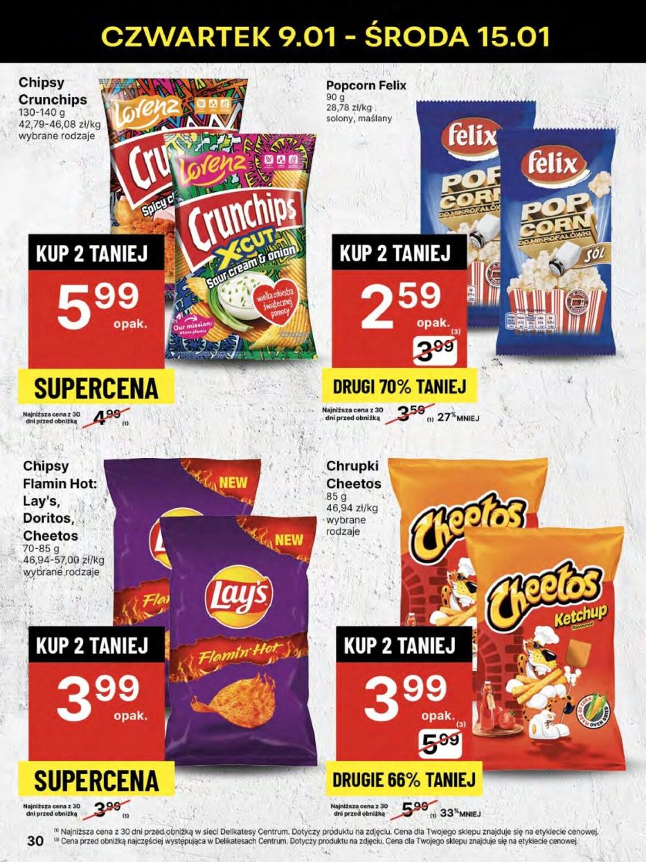 Gazetka promocyjna Delikatesy Centrum str. 30